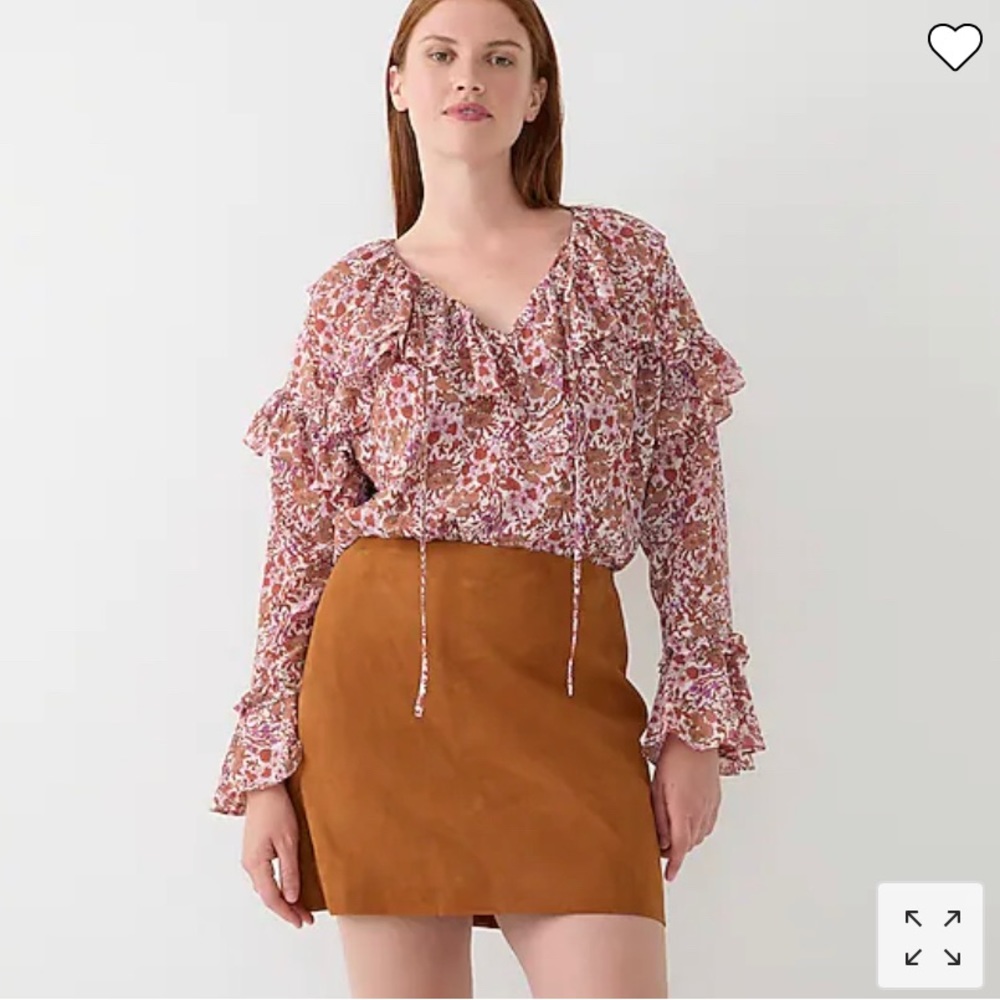 J. Crew Ruffle Blouse